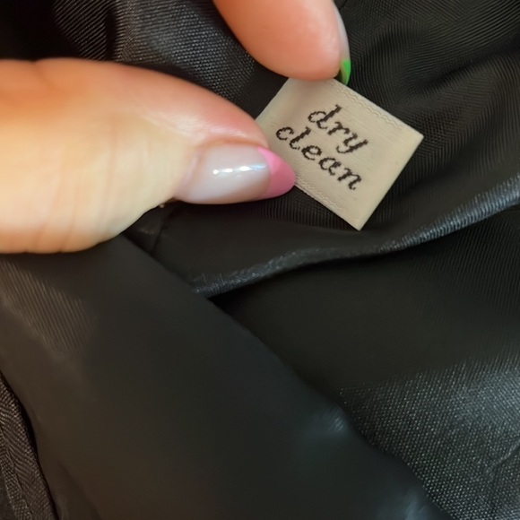 Pendleton Skirt Black Vintage Size 8P Petite Virgin Wool Midi - Picture 8 of 8